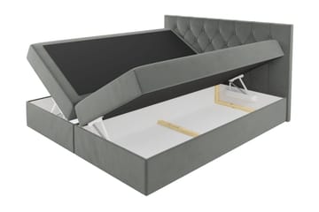 Jitendera Sängpaket Kontinentalsäng 120x200 cm med Förvaring - Grön - Möbler - Säng - Komplett sängpaket