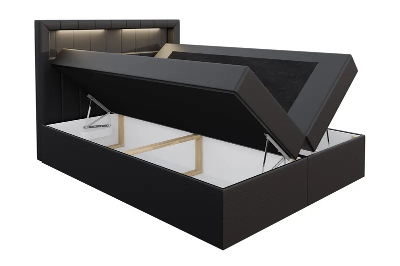 Kontinentalsäng 200x200 cm - Vit - Möbler - Säng - Komplett sängpaket