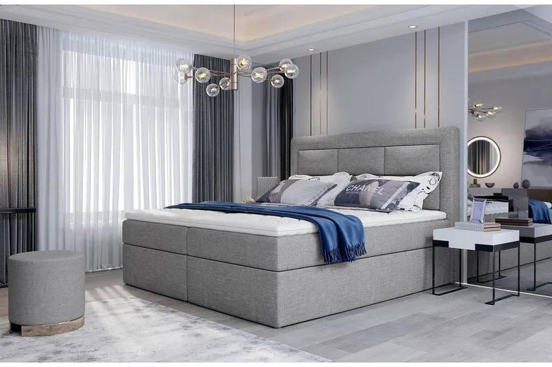 Vivera Sängpaket 160x200 cm - Grå - Möbler - Säng - Komplett sängpaket