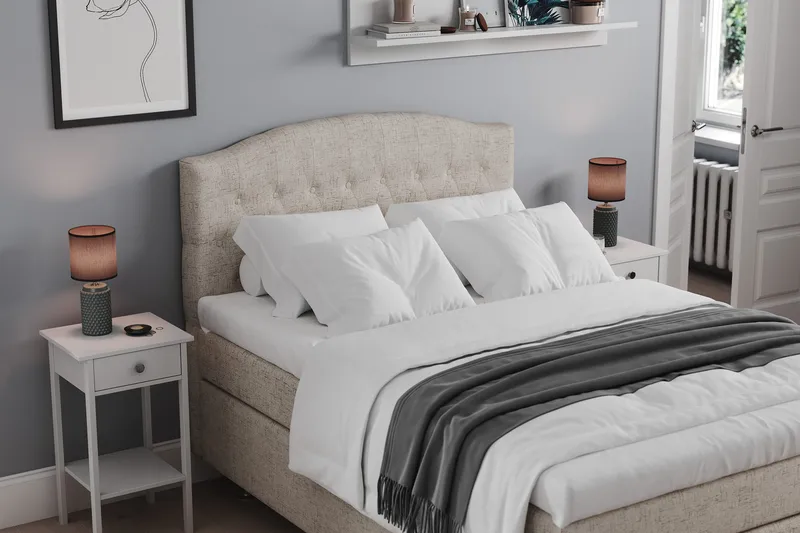 Belda Kontinentalsäng 120x200Medium - Beige - Möbler - Säng - Kontinentalsäng