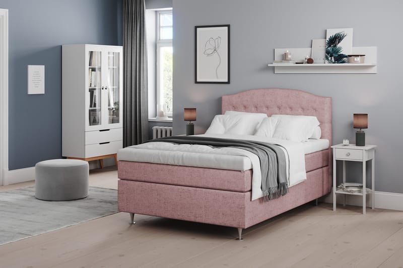 Belda Kontinentalsäng 120x200Medium - Rosa - Möbler - Säng - Kontinentalsäng