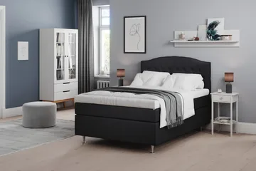 Belda Sängpaket 140x200 Fast - Svart - Möbler - Säng - Kontinentalsäng