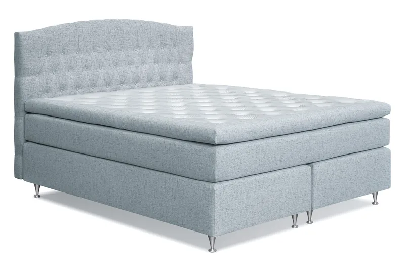 Belda Sängpaket 180x200 Fast - Ljusblå - Möbler - Säng - Kontinentalsäng