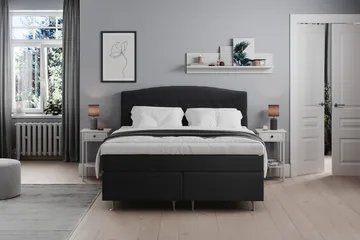 Belda Sängpaket 180x200 Fast - Svart - Möbler - Säng - Kontinentalsäng