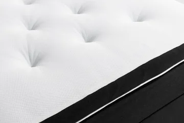 Ella Sängpaket 180x200 cm Knapp Gavel - Svart - Möbler - Säng - Kontinentalsäng