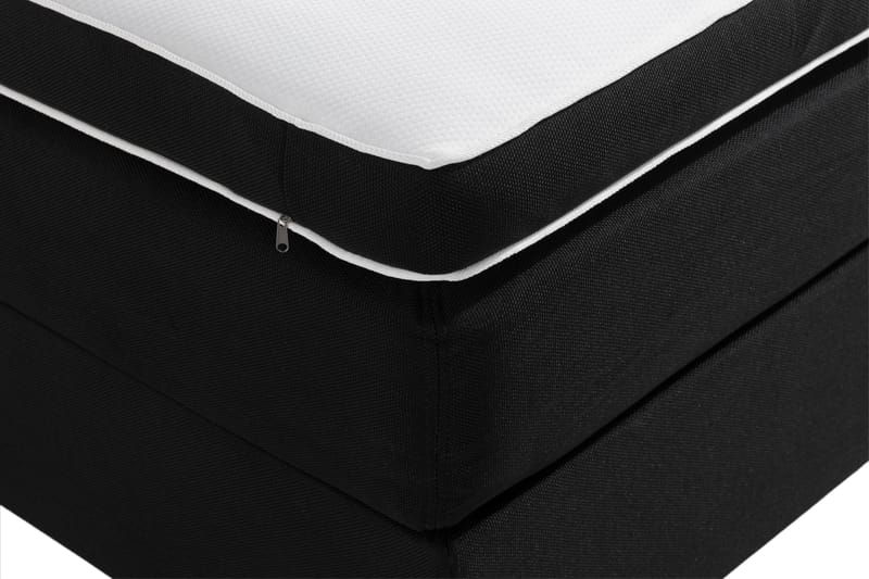 Ella Sängpaket 90x200 cm Rutig Gavel - Svart - Möbler - Säng - Kontinentalsäng