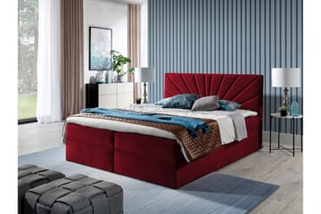 Frusci Sängpaket – Kontinentalsäng 120x200 cm med Förvaring och Sänggavel - Röd - Möbler - Säng - Kontinentalsäng