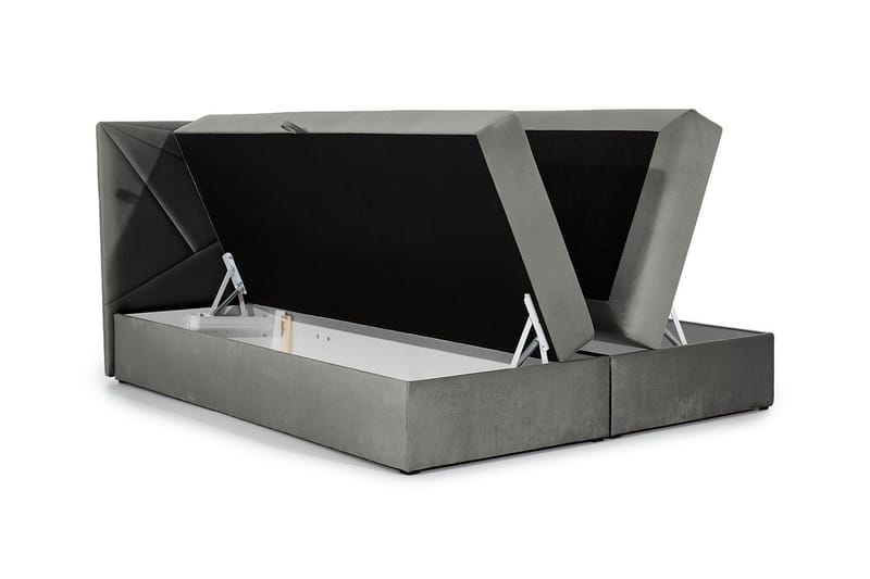 Frusci Sängpaket – Kontinentalsäng 140x200 cm med Sänggavel + Bäddmadrass med Fasthetsgrad Medium - Röd - Möbler - Säng - Kontinentalsäng