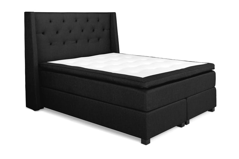 Imperia Komplett Komplett Sängpaket 160x200 cm - Svart - Möbler - Säng - Kontinentalsäng