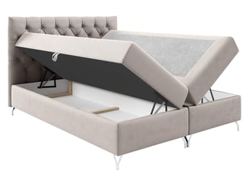 Mavik Sängpaket Kontinentalsäng med förvaring 180x200 cm - beige - Möbler - Säng - Kontinentalsäng