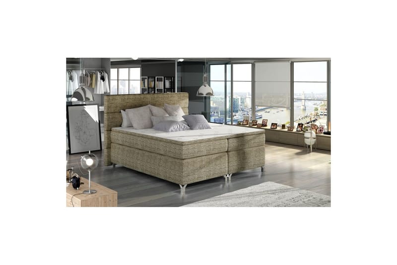 Resårbotten Eltap Amadeo, Berlin 03, Beige, 180x200 cm