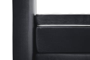 Royal Velvet Kontinentalsäng 210x210 cm - Svart - Möbler - Säng - Kontinentalsäng