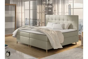 Sandham Kontinentalsäng 200x200 cm - Beige - Möbler - Säng - Kontinentalsäng