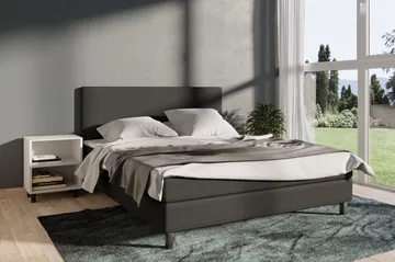 Select No 1 Kontinentalsäng 210x210 - Mörkgrå - Möbler - Säng - Kontinentalsäng