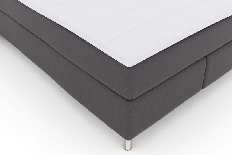 Select No 3 Komplett Sängpaket 140x200 Fast - Mörkgrå/Metall - Möbler - Säng - Kontinentalsäng