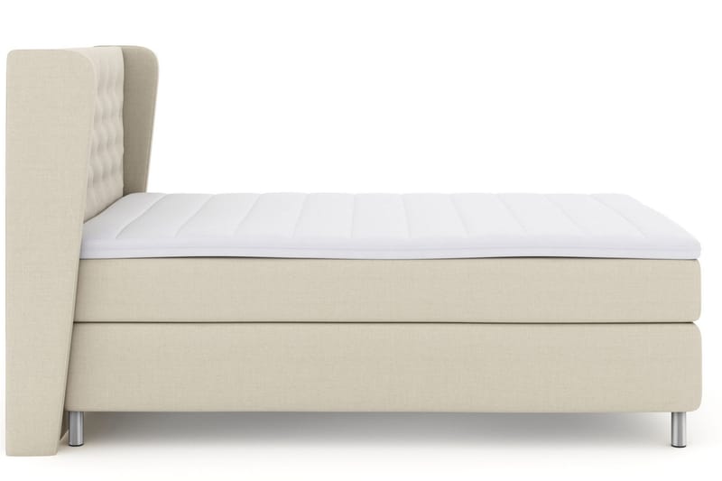 Select No 3 Komplett Sängpaket 140x200 Fast/Medium - Beige/Metall - Möbler - Säng - Kontinentalsäng