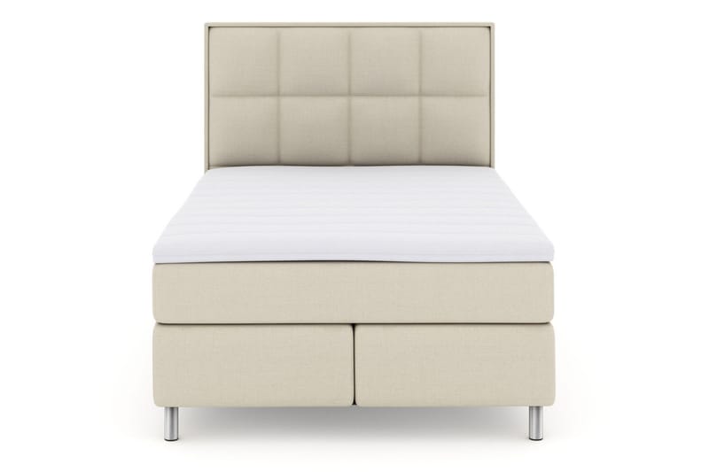 Select No 3 Komplett Sängpaket 140x200 Medium - Beige/Metall - Möbler - Säng - Kontinentalsäng