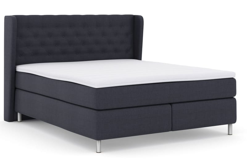 Select No 3 Komplett Sängpaket 210x210 Fast - Blå/Metall - Möbler - Säng - Kontinentalsäng