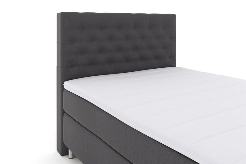 Select No 3 Kontinentalsäng 140x200 Fast/Medium - Mörkgrå/Metall - Möbler - Säng - Kontinentalsäng