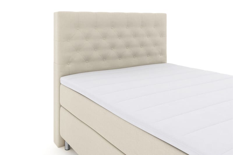 Select No 3 Kontinentalsäng 160x200 Fast - Beige/Metall - Möbler - Säng - Kontinentalsäng
