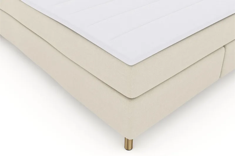 Select No 3 Kontinentalsäng 210x210 Fast - Beige/Koppar - Möbler - Säng - Kontinentalsäng