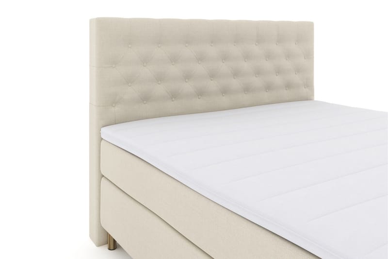 Select No 3 Kontinentalsäng 210x210 Fast - Beige/Koppar - Möbler - Säng - Kontinentalsäng