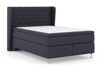 Select No 4 Komplett Sängpaket 140x200 Fast - Blå/Silver - Möbler - Säng - Kontinentalsäng