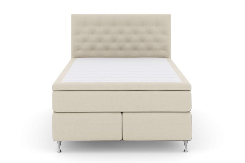 Select No 4 Kontinentalsäng 140x200 Fast/Medium - Beige/Silver - Möbler - Säng - Kontinentalsäng