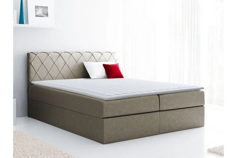 Korshavn Kontinentalsäng 120x200 - Beige - Möbler - Säng - Kontinentalsäng