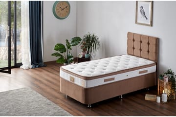 Latrona Kontinentalsäng 120x200 cm - Ljusbrun - Möbler - Säng - Komplett sängpaket