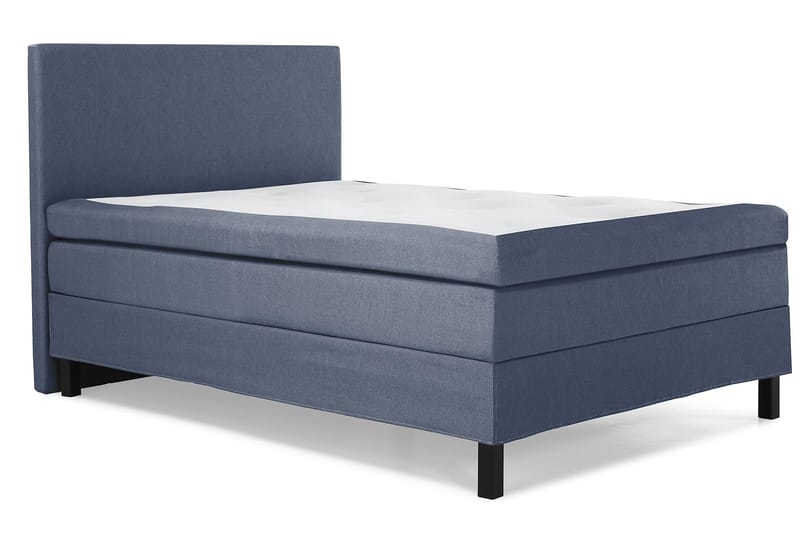 Lucky Komplett Sängpaket 120x200 Latex Slät Sänggavel  Mö - Mörkblå - Möbler - Säng - Komplett sängpaket