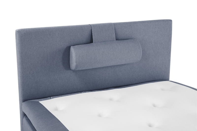 Lucky Komplett Sängpaket 120x200 Polyeter Slät Sänggavel - Nackkudde Stor Mörkblå - Möbler - Säng - Komplett sängpaket