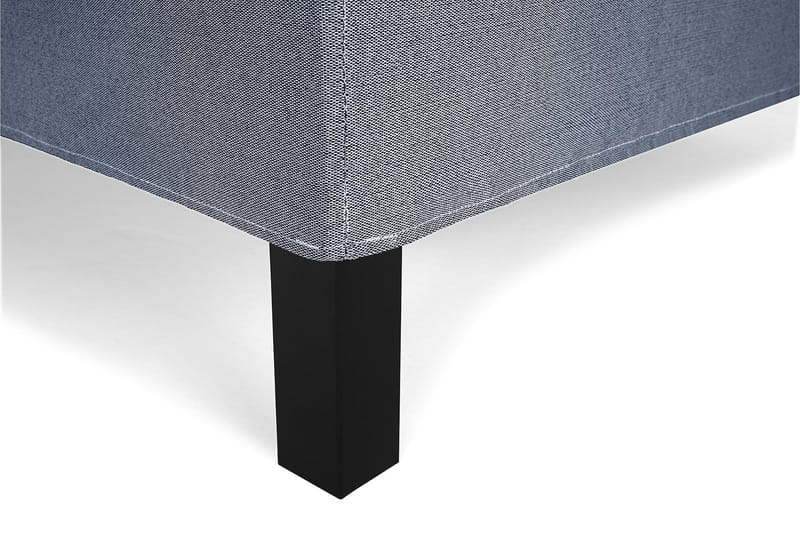 Lucky Komplett Sängpaket 120x200 Polyeter Slät Sänggavel - Mörkblå - Möbler - Säng - Komplett sängpaket