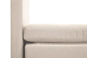 Lucky Komplett Sängpaket 120x200 Polyeter Slät Sänggavel - Nackkudde Liten Beige - Möbler - Säng - Komplett sängpaket