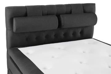 Lucky Komplett Sängpaket 140x200 Memory Diamant - Nackkudde Stor Svart/Grå - Möbler - Säng - Komplett sängpaket