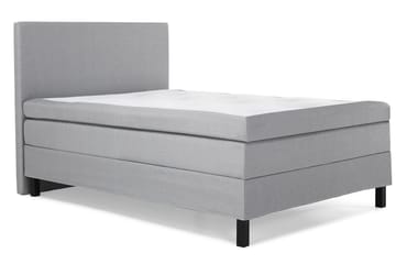 Lucky Komplett Sängpaket 140x200 Memory Slät Sänggavel - Mellangrå - Möbler - Säng - Komplett sängpaket