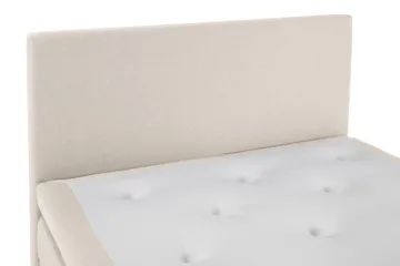 Lucky Komplett Sängpaket 140x200 Polyeter Slät Sänggavel - Beige - Möbler - Säng - Kontinentalsäng