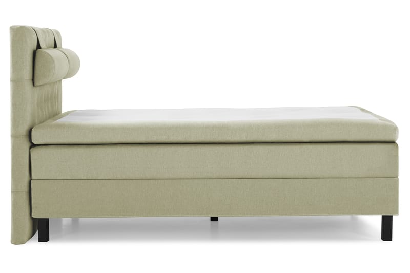 Lucky Komplett Sängpaket 140x200 Polyeter Diamant Sänggavel - Nackkudde Stor Grön - Möbler - Säng - Komplett sängpaket