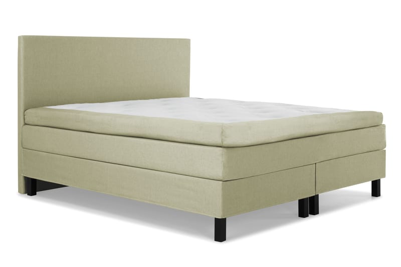 Lucky Komplett Sängpaket 160x200 Latex Slät Sänggavel - Grön - Möbler - Säng - Komplett sängpaket
