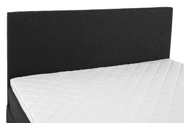 Lucky Komplett Sängpaket 160x200 Skum Slät - Svart/Grå/PU - Möbler - Säng - Komplett sängpaket