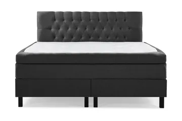 Lucky Komplett Sängpaket 160x200 Polyeter Diamant - Svart/Grå - Möbler - Säng - Komplett sängpaket