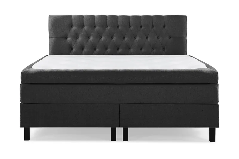 Lucky Komplett Sängpaket 160x200 Polyeter Diamant - Svart/Grå - Möbler - Säng - Komplett sängpaket