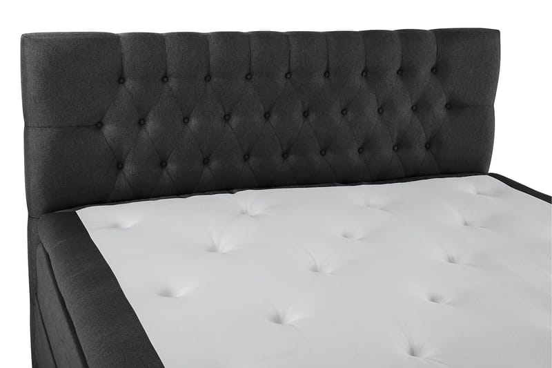 Lucky Komplett Sängpaket 160x200 Polyeter Diamant - Svart/Grå - Möbler - Säng - Komplett sängpaket