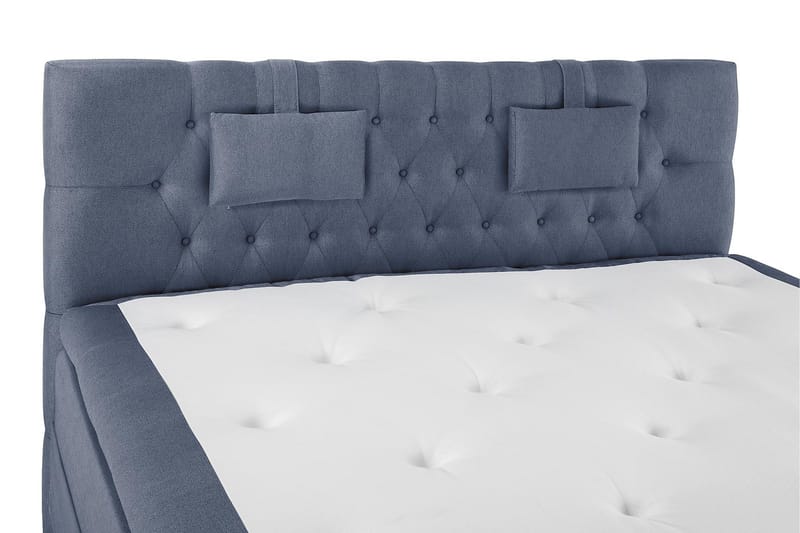 Lucky Komplett Sängpaket 160x200 Polyeter Diamant - Nackkudde Liten Mörkblå - Möbler - Säng - Komplett sängpaket