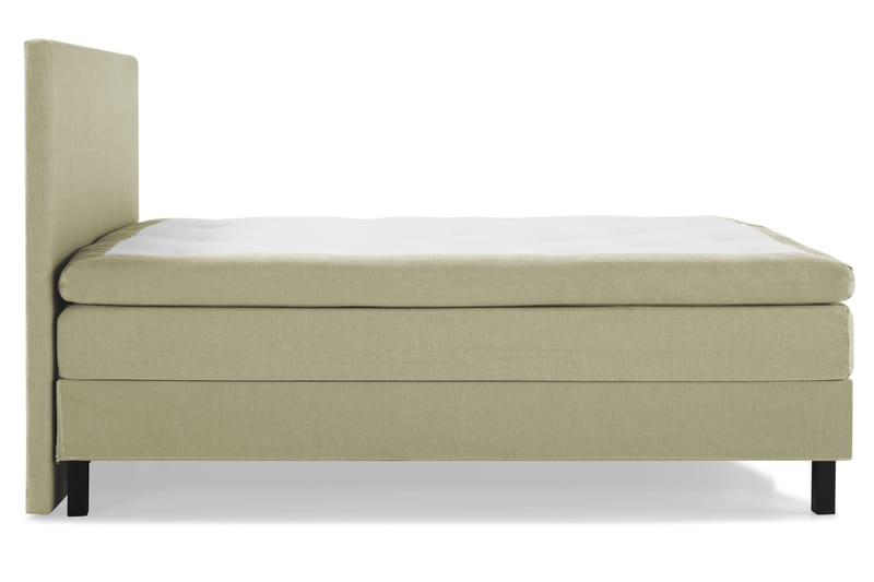 Lucky Komplett Sängpaket 160x200 Polyeter Slät Sänggavel - Grön - Möbler - Säng - Kontinentalsäng