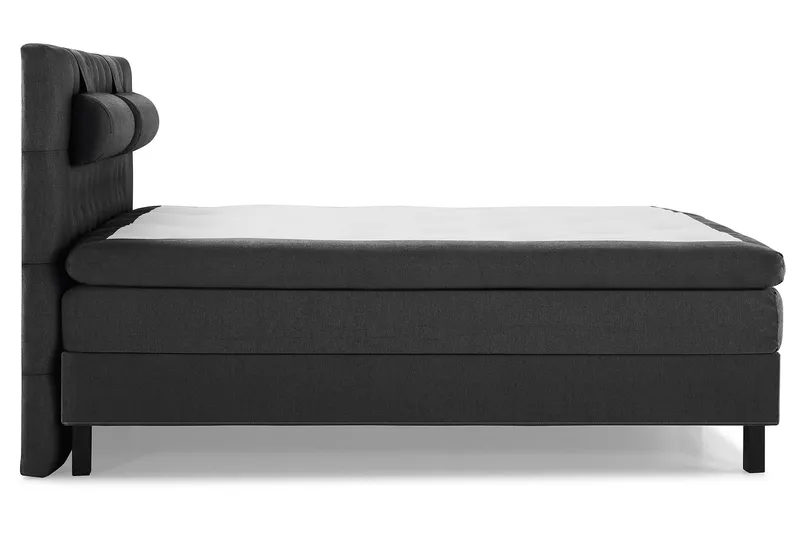 Lucky Komplett Sängpaket 160x200 Polyeter Diamant - Nackkudde Stor Svart/Grå - Möbler - Säng - Komplett sängpaket