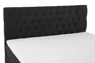 Lucky Komplett Sängpaket 180x200 Skum Diamant - Svart/Grå/PU - Möbler - Säng - Komplett sängpaket