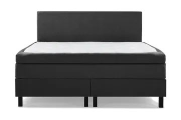 Lucky Komplett Sängpaket 180x200 Polyeter Slät - Svart/Grå - Möbler - Säng - Komplett sängpaket