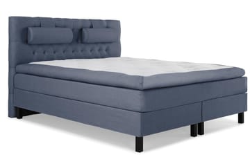 Lucky Komplett Sängpaket 180x200 Polyeter Diamant Sänggavel - Nackkudde Stor Mörkblå - Möbler - Säng - Komplett sängpaket