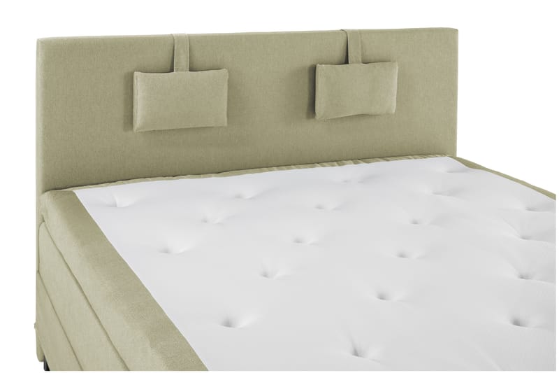 Lucky Komplett Sängpaket 180x200 Polyeter Slät Sänggavel - Nackkudde Liten Grön - Möbler - Säng - Kontinentalsäng